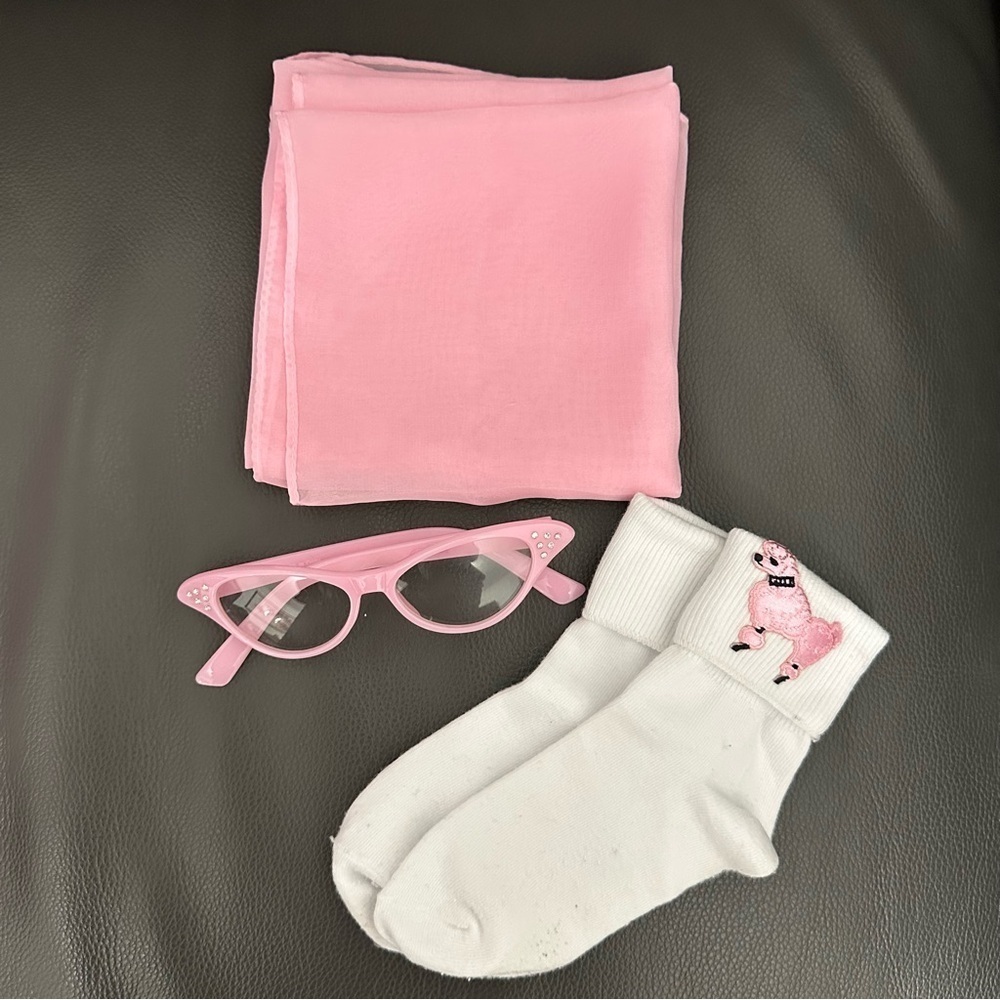 Gingham Girls Dress 50s Halter Gingham
Dress SZ 4-5T Pink White ACCESSORY BONUS - Picture 5 of 7
